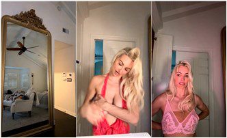 Se filtró el video de la transmisión en vivo desnuda del 3 de mayo de Lindsey Pelas