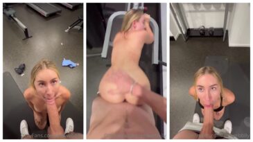 Se filtró el video de Emily Webb desnuda en el gimnasio Sextape Onlyfans