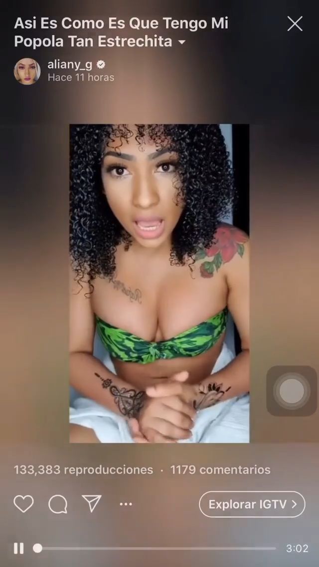 Aliany Garcia masturbandose promo