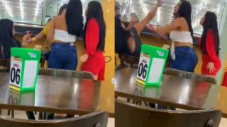 Brasileña le fue a reclamar por su marido y termino mal