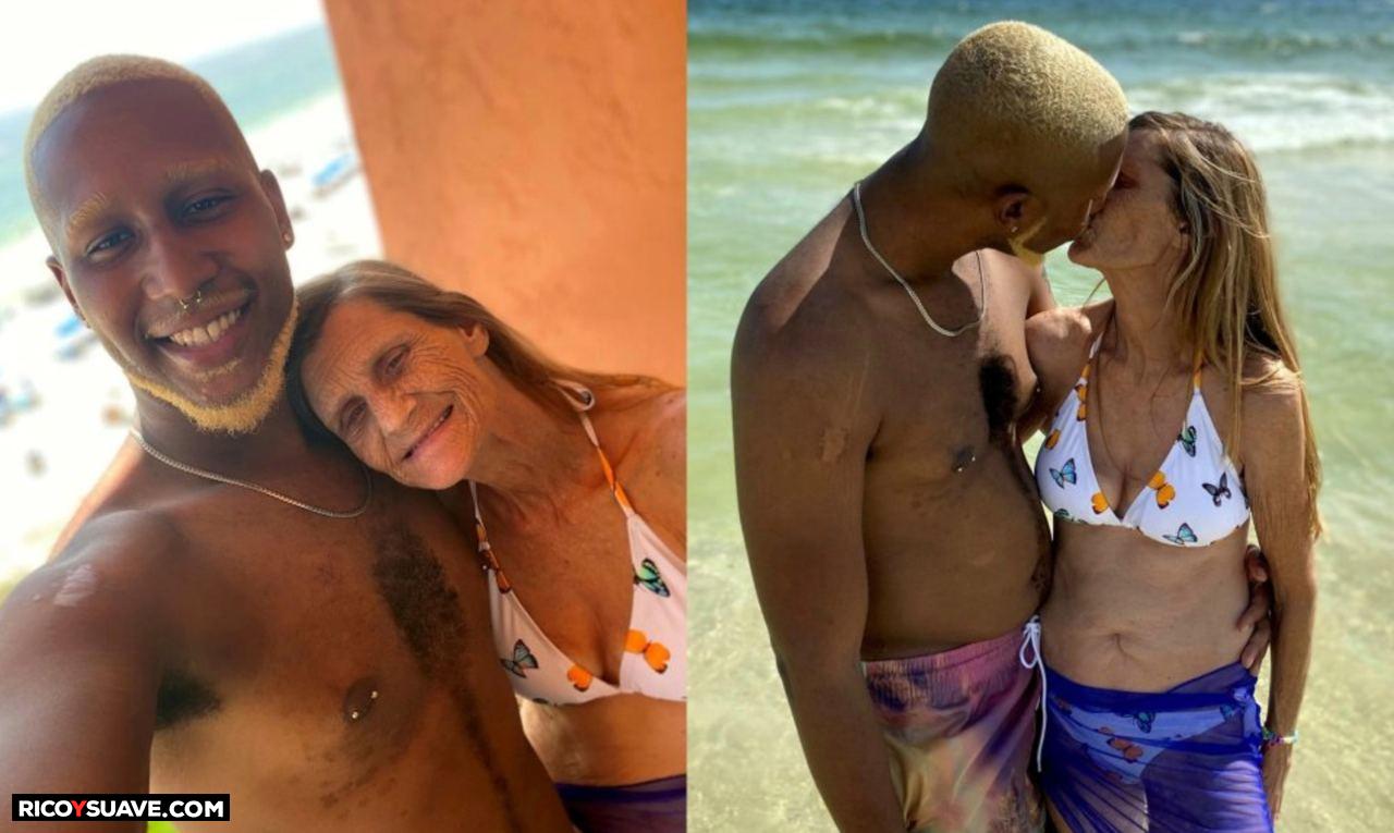 Cheryl Mcgregor anciana con joven de 21 años