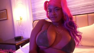 Cinta sexual filtrada de Bratty Bae de pelo rosa