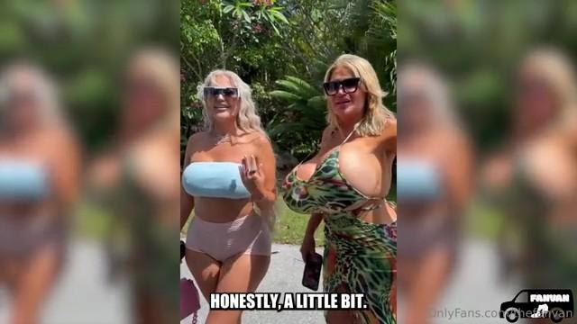 Danii Banks y Allegra Cole en el video sexual filtrado de fanvan