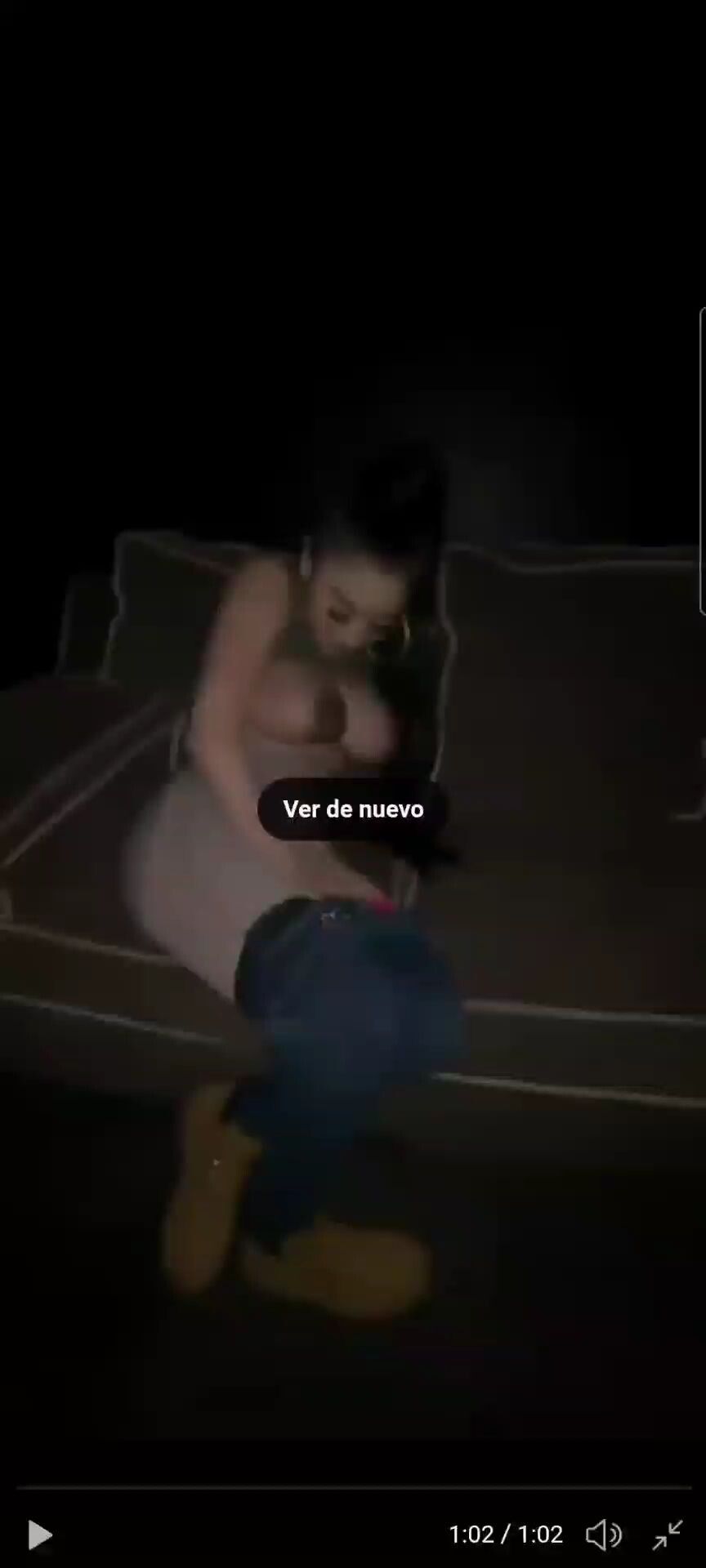Ella quería seguir follando pero el no