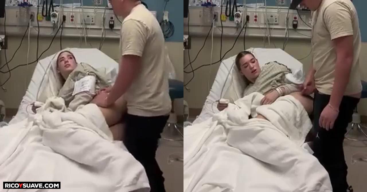 Fue a visitar su novia al hospitar y termino follando