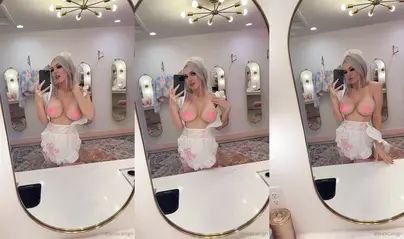 Jessica Nigri Espejo Desnudo Empanadillas Para Pezones