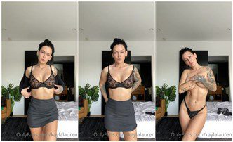 Kayla Lauren Onlyfans Desnuda Lencería Striptease Ppv Video