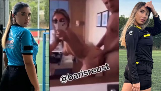 La árbitro Elif Karaarslan se graba follando