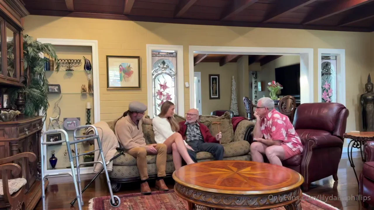 Lily Phillips follando with elderly men in nursing homes