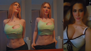 Lizy P lista para irse a dormir