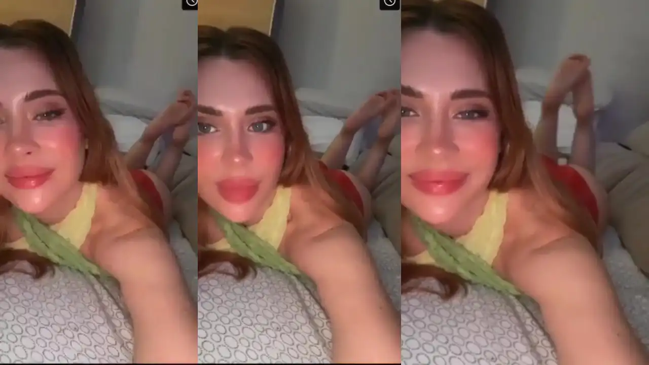 Lizy P moviendo la cola