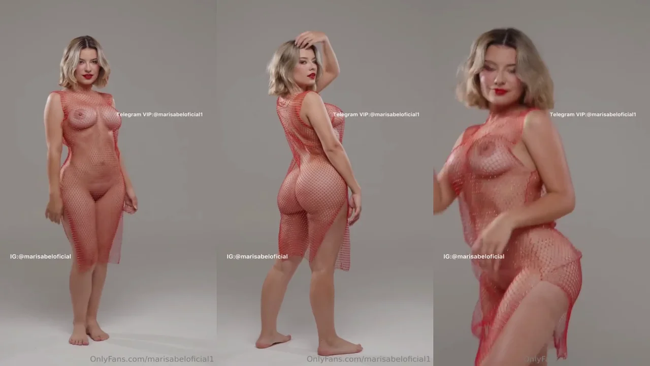 Maria Isabel desnuda en una sesion de fotos