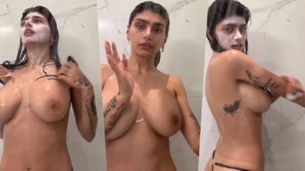 Mia Khalifa necesita compañía para la ducha