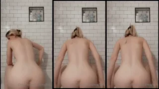 Msfiiire ​​follando con un consolador en la ducha video de streamer de twitch desnudo