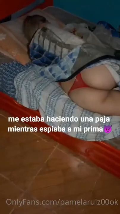 Pamela Ruiz dormida