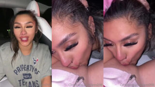 Queendreaaaa está borracha y lamiendo otro coño