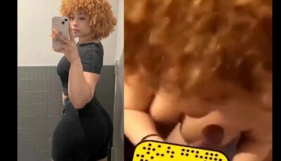 Rapero Ice Spice chupando una polla negra Porno xxx