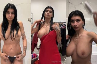 Se filtró el video PPV del vestido rojo de Mia Khalifa