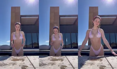 Se filtró el video de Anna Malygon Sexy Bikini Pool Onlyfans