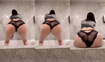 Se filtró el video de Xxapple_e desnuda en la ducha y culo twerk Onlyfans