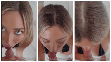 Se filtró el video de la mamada POV de Stefanie Knight en el sofá