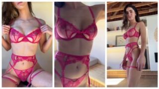 Se filtró el video de lencería desnuda del día de San Valentín de Natalie Roush