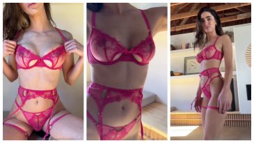 Se filtró el video de lencería desnuda del día de San Valentín de Natalie Roush