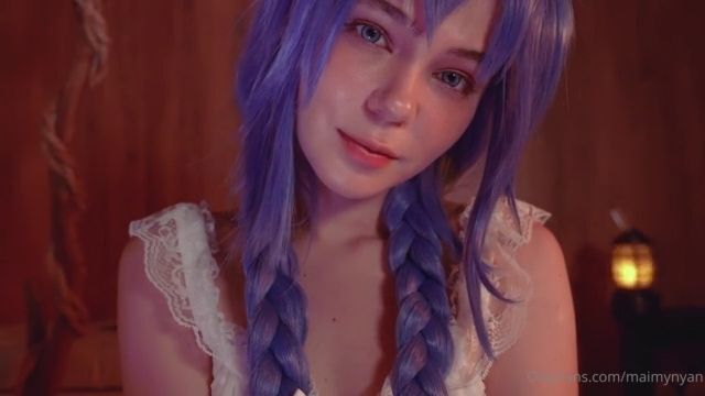 Se filtró el video del cosplay de Maimy ASMR de Roxy