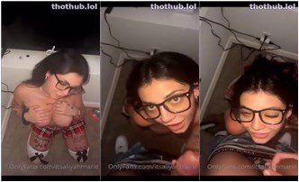 Se filtró el video porno de mamada de Itsaliyahmarie