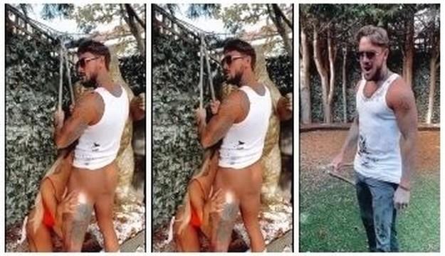 Se filtró el video sexual al aire libre de Stephen Bear