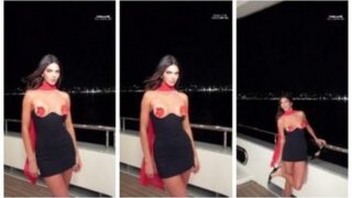 Se filtró un video sincero de Kendall Jenner desnuda con vestido Pasties