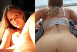 Se filtró video POV estilo perrito desnudo