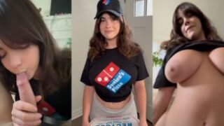 Se filtró video sexual de entrega de pizza de Salarrea