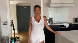 Toni Camille follada atrapada en la lavadora