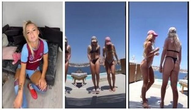 Video filtrado al aire libre desnuda de Alisha Lehmann