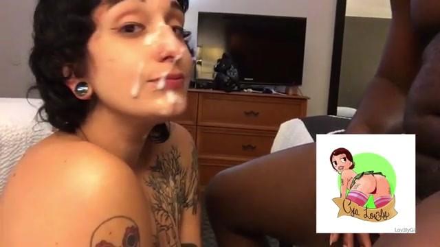 Video filtrado de Gia Lovely Sloppy Mamada y Facial