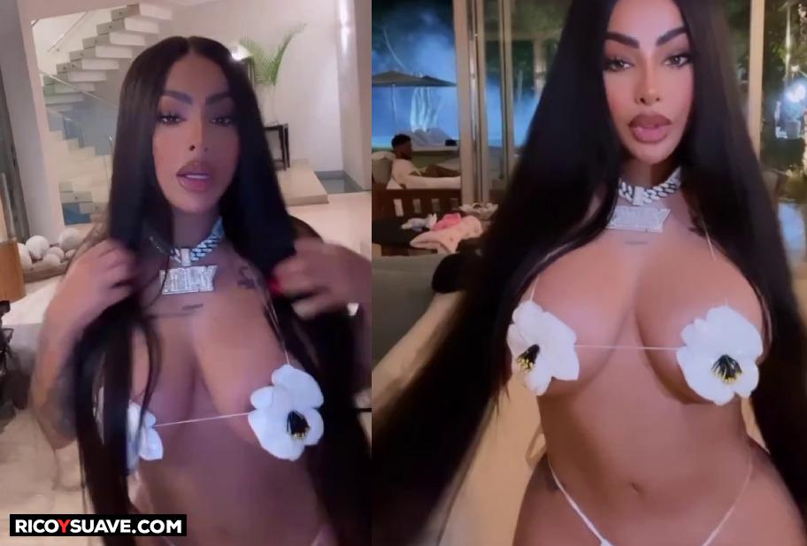 Yailin La Mas mostrando su cuerpaso