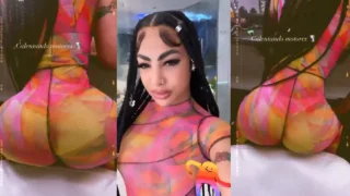 Yailin la mas viral moviendo el culo bien rico