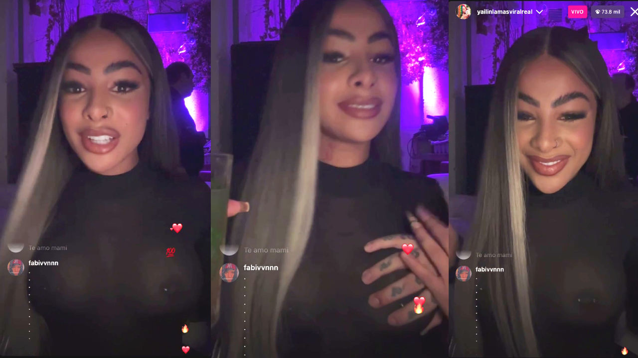 Yailin la mas viral tetas en live de instagram